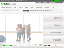 Tablet Screenshot of de.glowimages.com